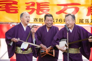 知多市　正月風物詩「尾張万歳（おわりまんざい）」 尾張八幡神社