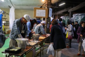 見学スペースを抜けると 新酒の試飲コーナー