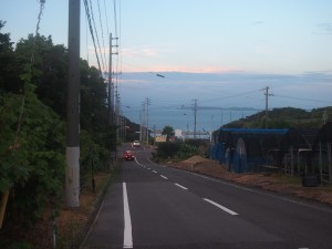 知多半島の東側に広がる海の景色